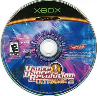 Dance Dance Revolution Ultramix 2 (USA) Game Disc